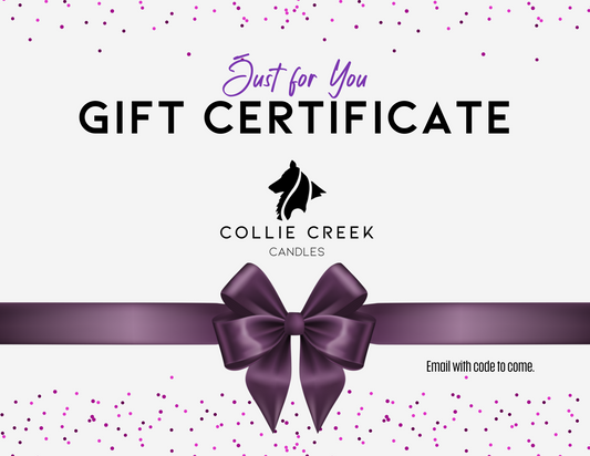 Collie Creek Candles gift card